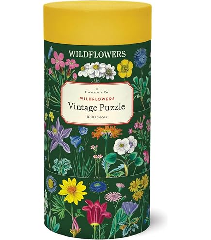 Cavallini - Puzzle vintage 1000 pièces, Flora specimens