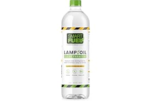 SMART FUEL ETHANOL Smart Fuel Paraffin Lamp Oil - Clear and Smooth Burn, Smokeless, Odorless Torch Fuel - Ideal for Elegant Indoor Ambiance and Vibrant Outdoor Gatherings - 32 fl oz