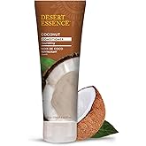 Desert Essence Coconut Conditioner - 8 fl oz - Nourishing for dry hair, smooth frizz and restore moisture and shine with Organic Coconut Oil, Shea Butter, and Sunflower Oil