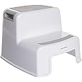 Dreambaby - 2 Up Toddler Step Stool With Non Slip Base, Kids Step Stool for Bathroom, Potty Training and Kitchen, Holds up to