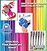 Bright Knight Gel Pens, 36 Gel Pen Set, Quality Gel Ink Pens, Neon Pastel Metallic Glitter. Ideal for Mandalas, Adult Therapy coloring, Secret Garden
