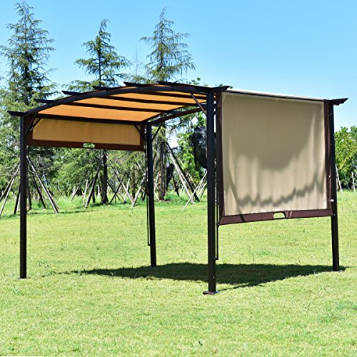 tangkula 12' x 9' pergola gazebo outdoor patio garden