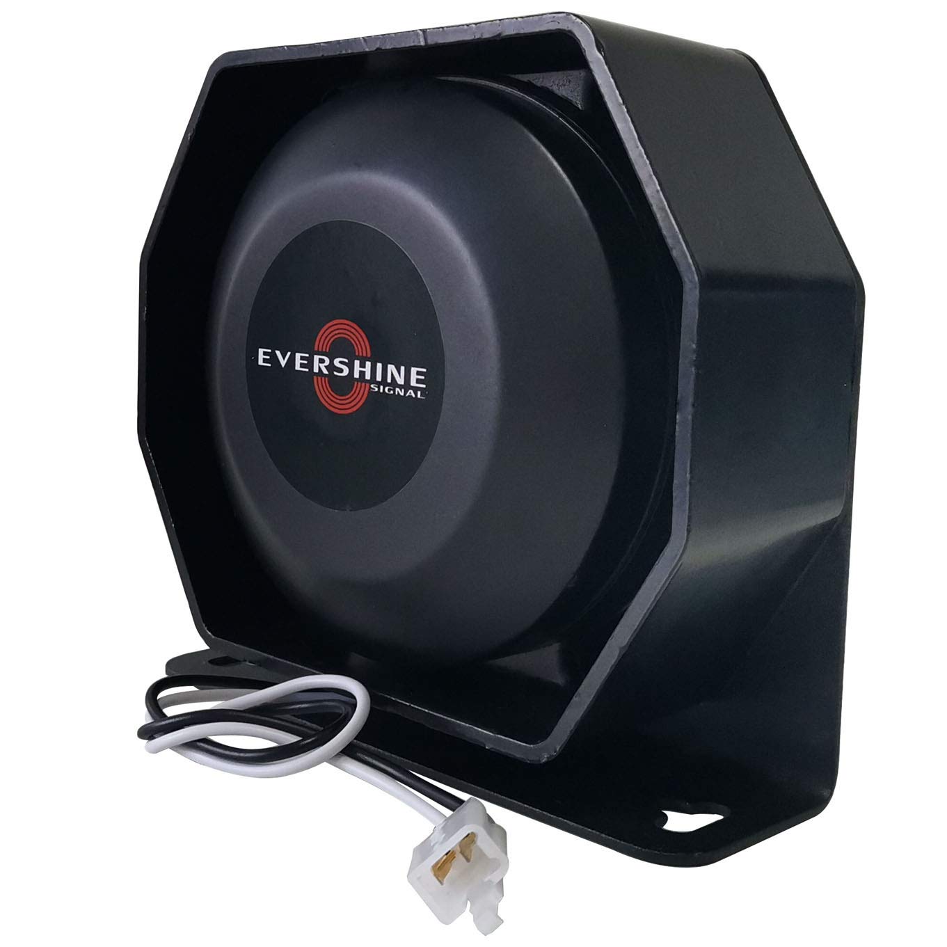 12V/24V Police Siren Horn PA System Kit with 100W Multi-Tones Siren Amplifier 118~125dB Flat Speaker Handheld Microphone Light Controller Emergency Sirens for Vehicles Tow Truck Car