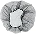Disposable PLUS Regular Nylon Breathable Honeycomb Hair Nets, Brown (100)
