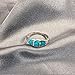 Gem Avenue 925 Sterling Silver Southwestern Style Turquoise Gemstone Womens Ring