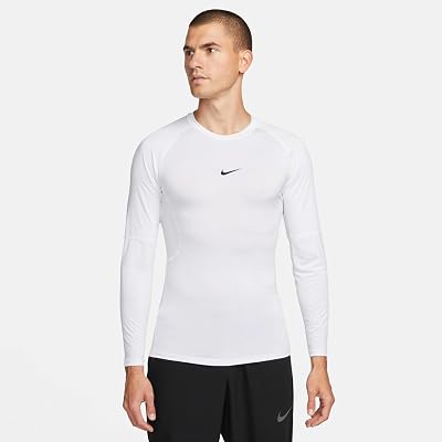 FB7919-100 M NP DF Tight TOP LS Sweatshirt Herren White/Black Größe L