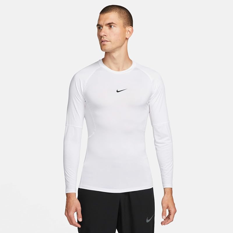 FB7919-100 M NP DF Tight TOP LS Sweatshirt Herren White/Black Größe L