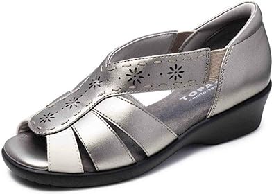 Amazon トパーズ S87 コンフォートサンダル オフィスサンダル レディース 婦人 3e 幅広 靴 Topaz トパーズ サンダル