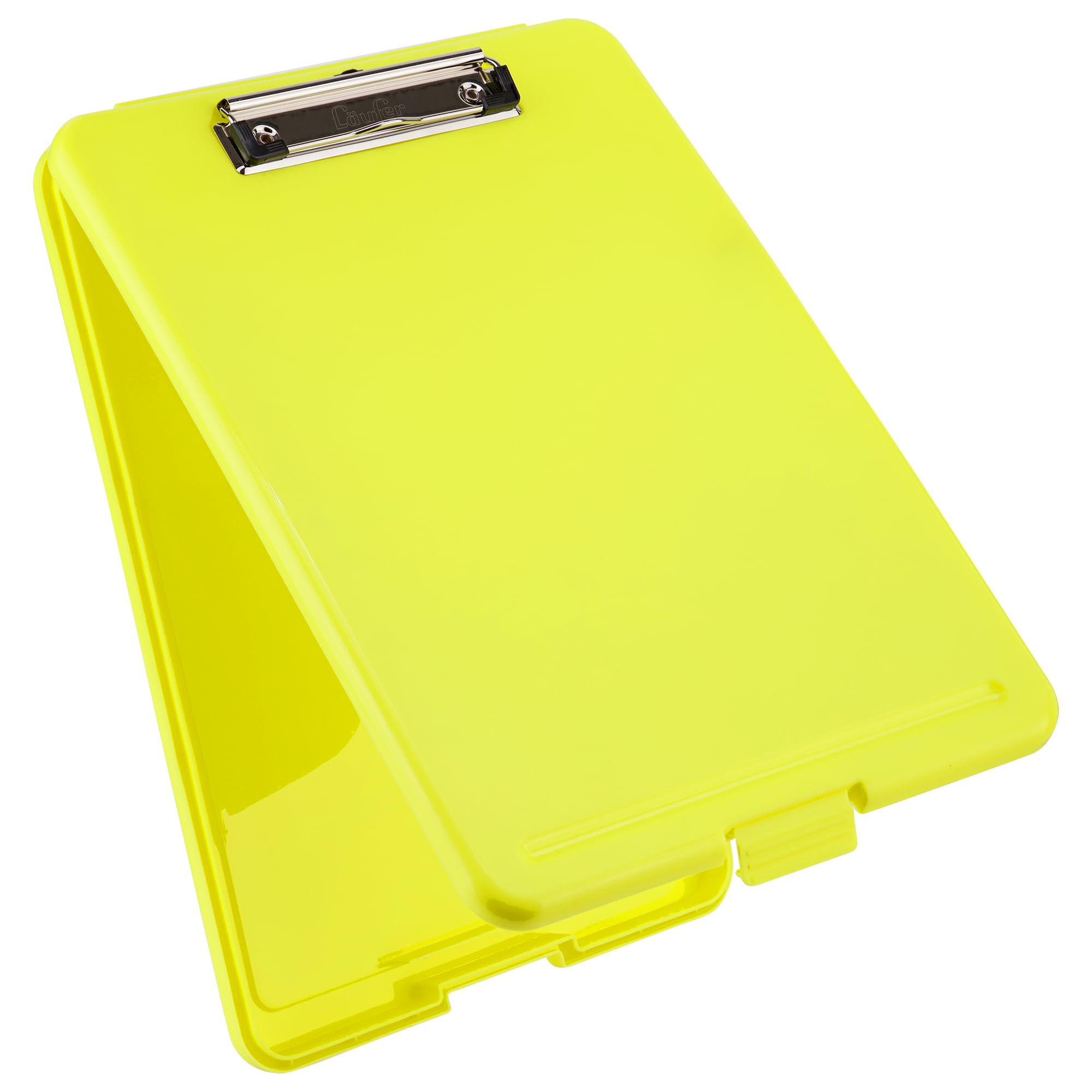 Läufer Safety 55801 Clipboard with Storage Compartment Signal Colour Yellow