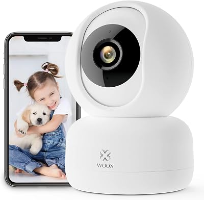 WOOX Smart WiFi Security Camera 1080P HD Indoor CCTV 360 Night Vision 2-Way