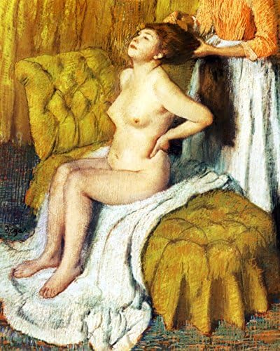 The Period figurative art posters canvas painting mural prints giant poster home decorative art Edgar DegasLa Toilette Pastel sur papier(Frameless,12x20inch)