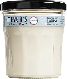 Mrs Meyer's Clean Day Snow Drop Candle 7.2 Ounce (Pack of 1)