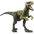 Mattel Jurassic World Strike Attack Dinosaur Toy, Atrociraptor Action Figure with Movable Joints & Strike Motion