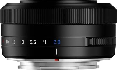 TTArtisan 27mm F2.8 AF XF Lens for Fuji X Mount – Pancake, Metal