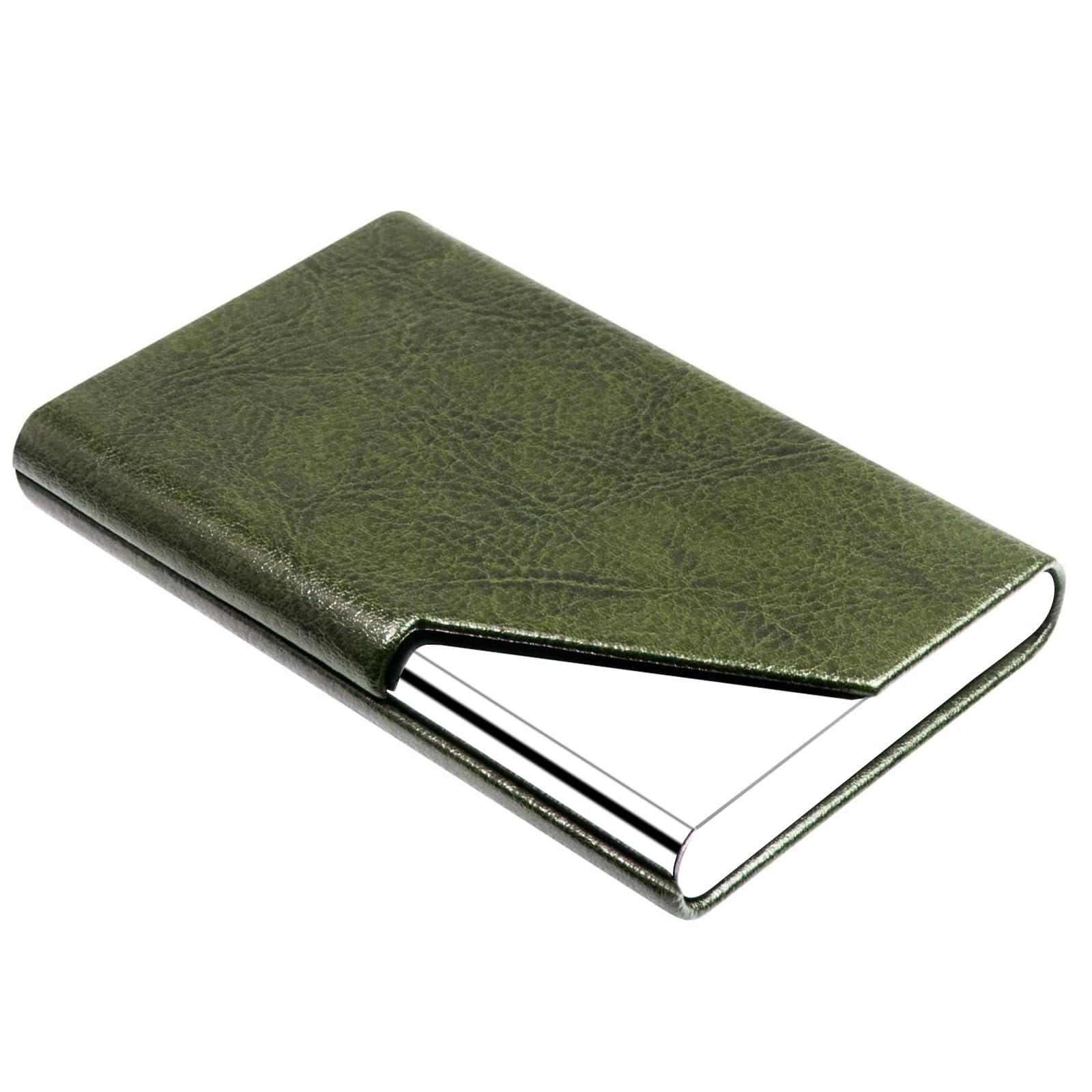 padike Business Card Holder,Business Name Card Holder Wallet Credit Card ID Case/Holder for Men & Women - Keep Your Business Cards Clean