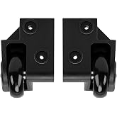 Replacement Wheels for Pelican 1510 1560 Case, Left Right Wheel Housing Kit | Heavy Duty Wheel Kit with 2 Rubber Luggage Wheels, Restores Case Smooth Rolling, Travel Case Parts &amp; Accessories
