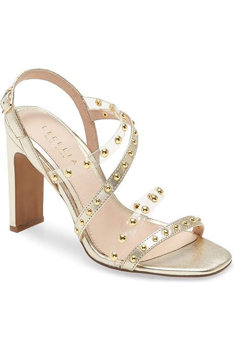 castro cognac leather high heel sandals