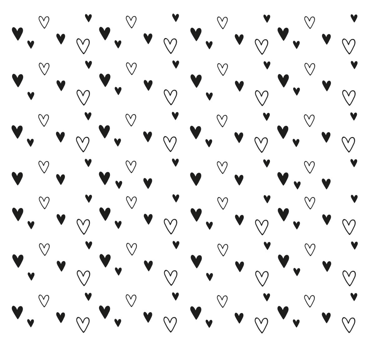 Rayher 50242000 Clear Silicone Stamp for Card Making and Crafting, Full Size Heart Design, 102.5- x 97 mm