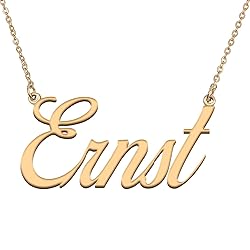 HUAN XUN Customized Custom Simple Any Name Necklace