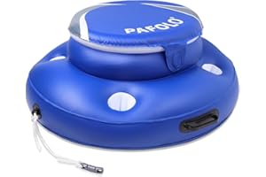 PAFOLO River Tubes for Floating Heavy Duty, Pool Float Adult, 53" Inflatable Float Tube for Beach Lake Rafting, River Floats with Mesh Bottom