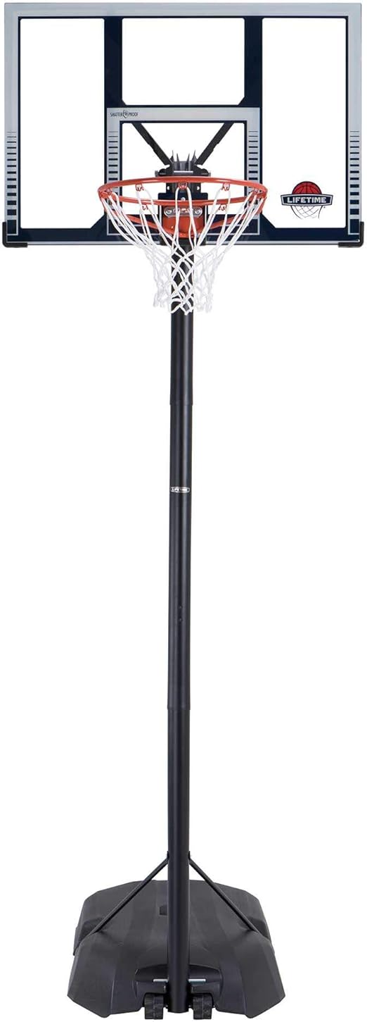 Lifetime Front Court SteelFramed Shatterproof Portable Basketball