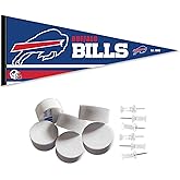 Buffalo Bills Pennant Banner and Wall Tack Pads