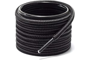 Shoemate Round Boot Shoelaces for Work Boots, Hiking Shoes and Walking Boots, Shoe Strings