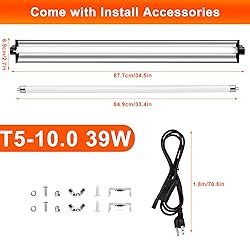REPTIDLDB 39W T5 10.0 UVB Reptile Light Fixture