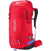 MILLET, Peuterey 45+10 Backpack, Red - Rouge, One Size | Peuterey 45+10 Backpack blends rugged durability with ample storage for multi-day mountaineering