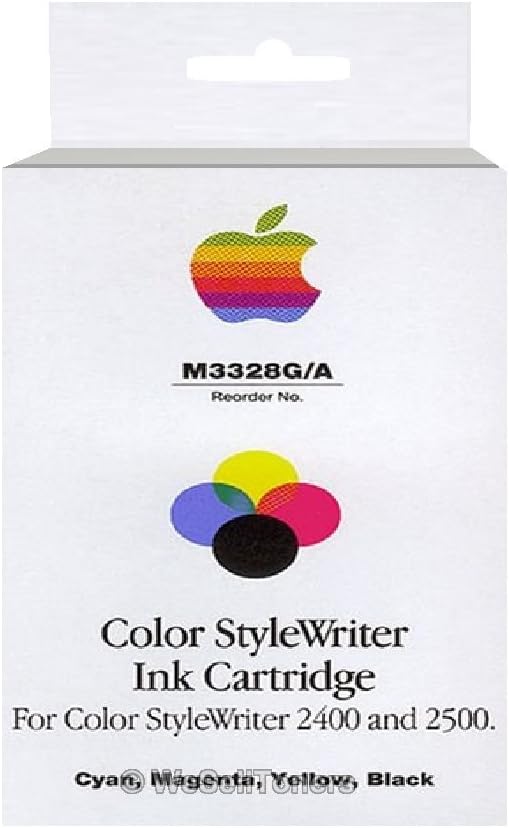 Apple Color Ink Cartridge Stylewriter 2400 W/Clr/Blk Tank