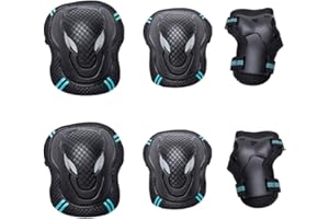 Garneck Protective Pads Gear Kit for Roller Skating Boys and Girls Adults Wrist Knee Pads for Skateboard