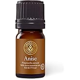 Aromatics International Premium Organic Anise Essential Oil 5ml | 100% Pure Essential Oil for Diffusion & Aromatherapy