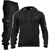 VoLIta Men's Tracksuit 2 Piece Hoodie Athletic Jogging Sweatsuits for Men Casual Sports Long Sleeve Pullover Suit Set