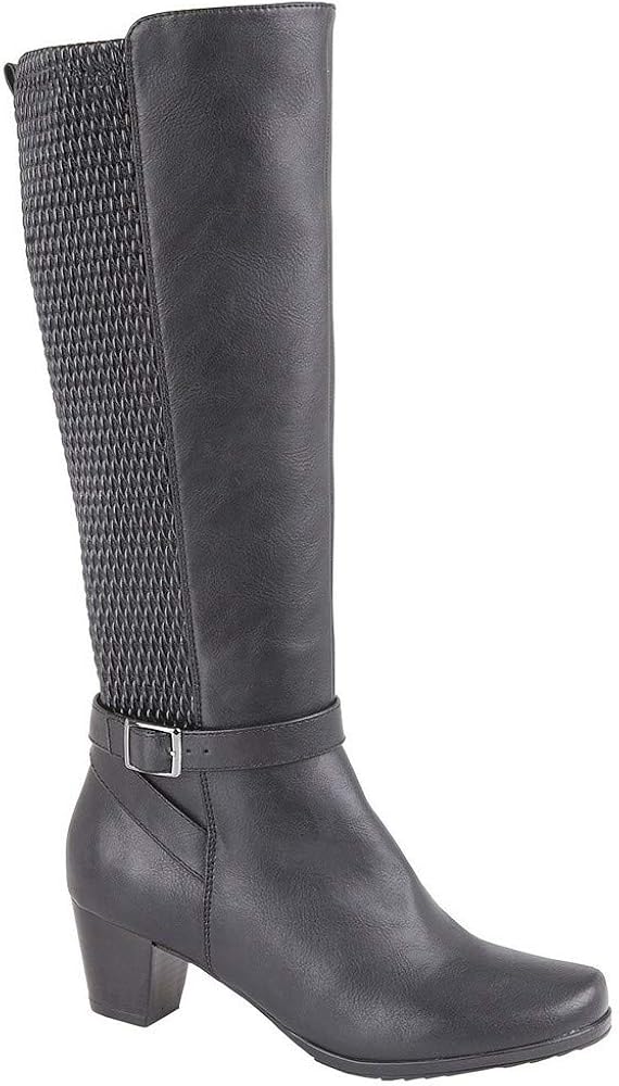 elasticated calf boots