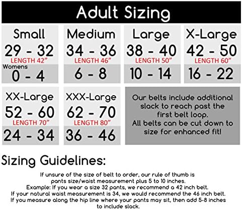 if i wear a 32 waist what size belt