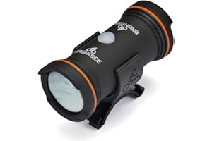 Brightside Side Light for Cyclists. Bright, Amber, Side Facing Bike Light. 34 Hour Run Time, Waterproof and Rechargeable.