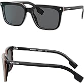 BURBERRY CARNABY BE4337 Square Shape Acetate Sunglasses with Luxury Eyewear Kit