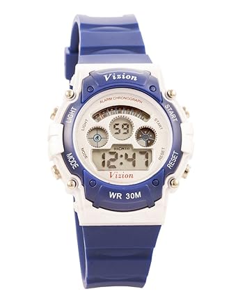 Vizion Digital Multi-color Dial Sports-Alarm-BackLight Watch For Kids-W-8552B-4
