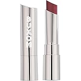 BUXOM Full-On Plumping Satin Lipstick, Pigment-Rich Creamy Lip Color, Infused with Peptides, Hyaluronic Acid & Sunflower Wax, Satin Finish, Weightless, Cruelty Free