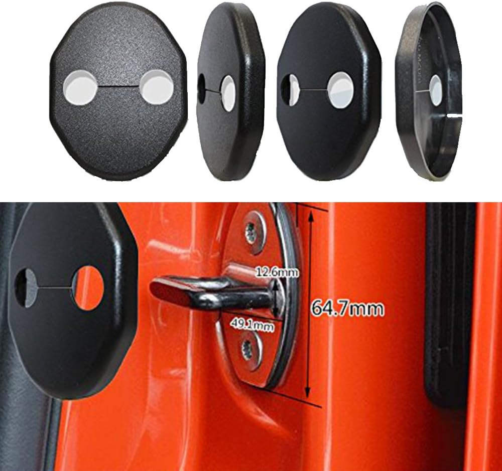 Muchkey® Car Door Lock Protective Cover Anticorrosive Lock Cover 4pcs
