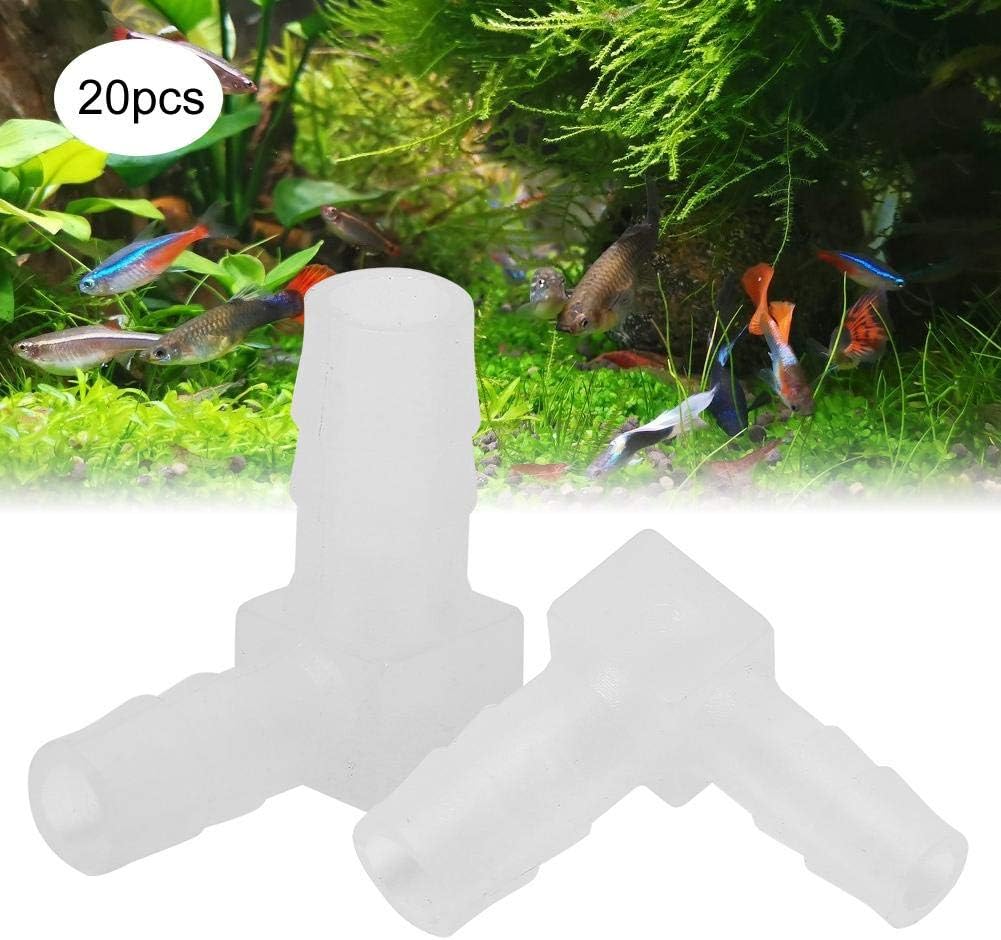 YOUTHINK 20PCS Aquarium Joint 90°Elbow Air Pump Pipe Adapter Fish Tank Hose Fittings Connector Suitable for Most Air Pump - Image 4