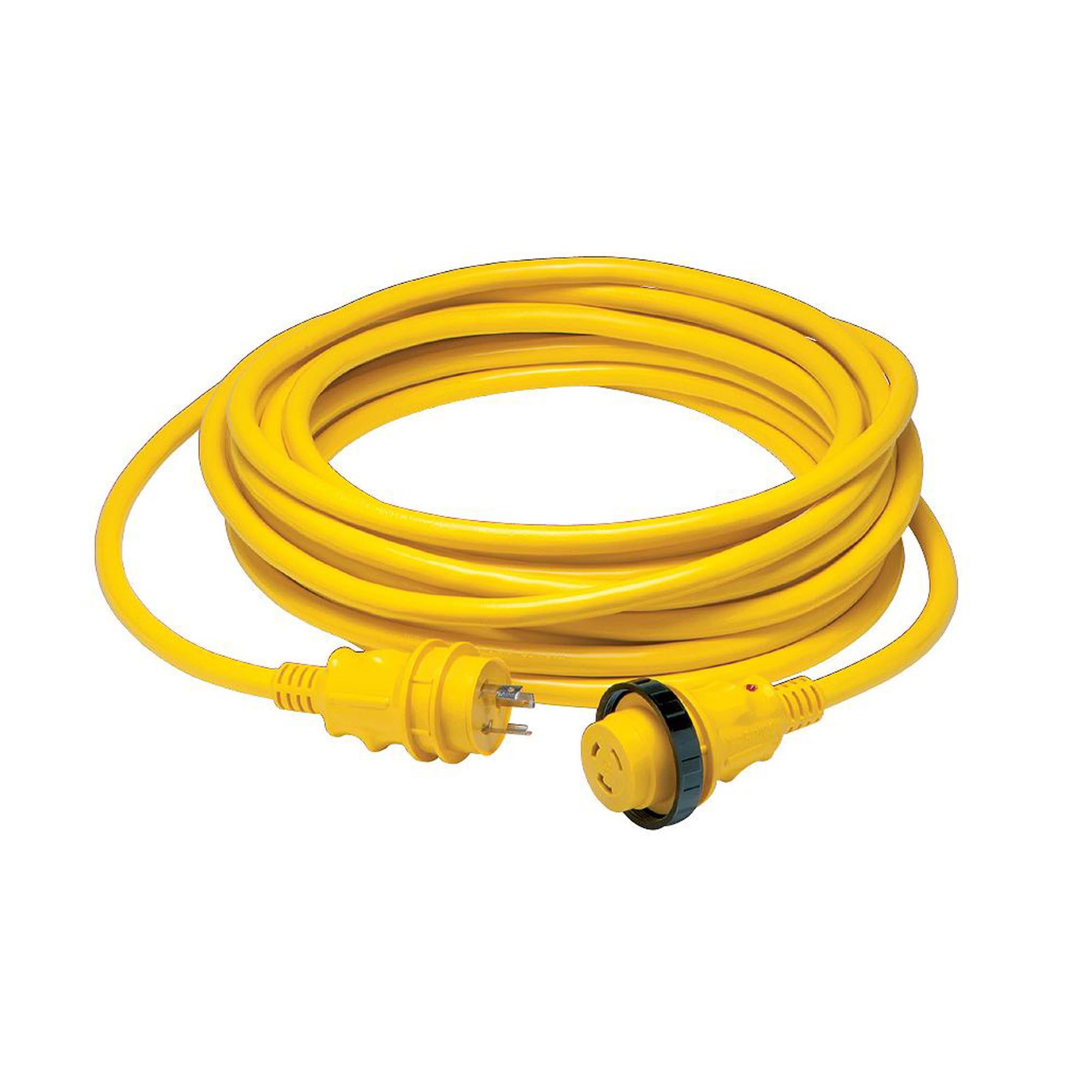 Photo 1 of Marinco 30A 125V Marine Shore Power Cordset, Yellow, 35 Ft, 35SPP