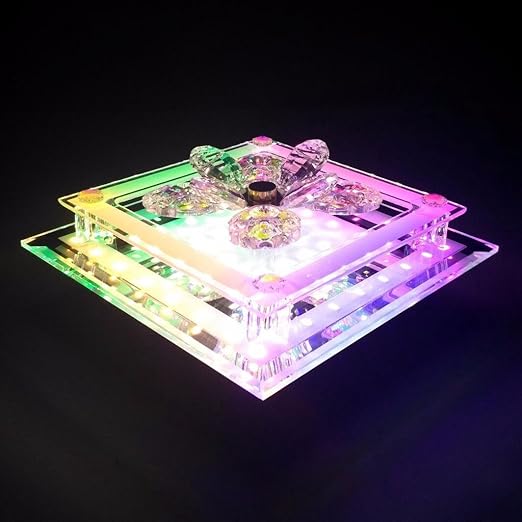 Quadratische LED-Kristallgang-Lichter Moderne minimalistische