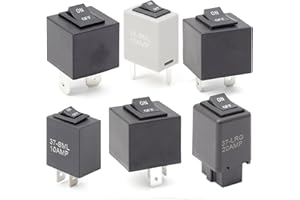 YUXIVCNE 9038 Fuel Pump Relay Bypass Master Kit - Pack of 6 Relay Tester Diagnostic Scan Tool Bypass Switch Kit - Replaces 9036 9037