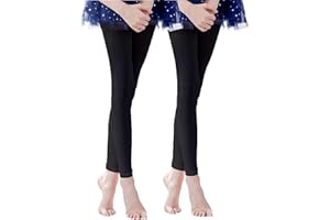 Daydance Girl's Women's Footless Tights for Dance, Balle, Gymnasics