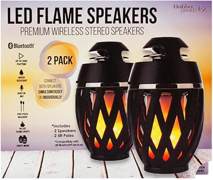 led flame speaker gabba goods
