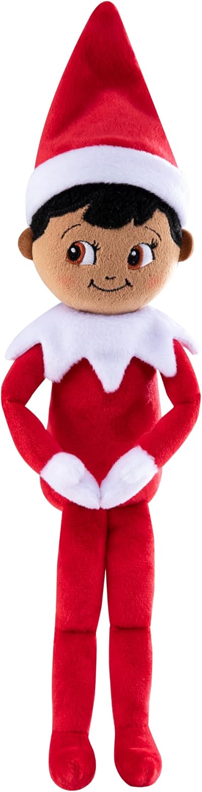 The Elf on the Shelf Plushee Pals Snugglers 12-Inch Boy Scout Elf Brown Eyes