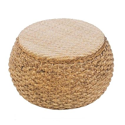 Jffffwi Home Rattan Bench Stools Rustic Home Round Table Coffee