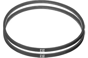 uxcell 2pcs A29/4L310 Classic Wrapped Rubber V-Belt, 29"(730mm) Inside Circumference, A Profile V Belt