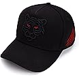 LUCKYBUNNY Tiger Hat Adjustable Dad Hats Sports Fan Baseball Caps Cool Trucker Cap for Men Women